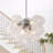 Brody 6 - Light Dimmable Swirled Glass Globe Sphere Chandelier-656191916