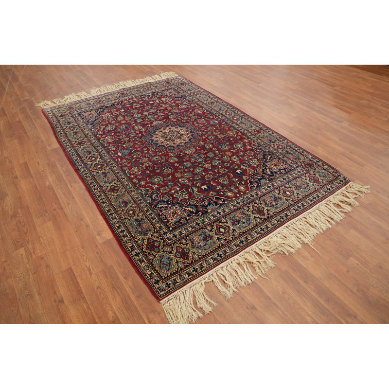 Tapis à motif floral 5 x 7