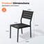 Chaise de salle à manger Deen Auminium-769630231-758247833