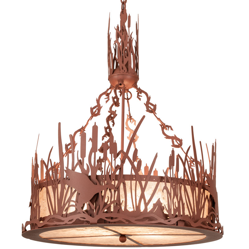 Ducks In Flight 4 - Light Chandelier