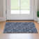 Premium Machine Washable Prisco Blue Rug