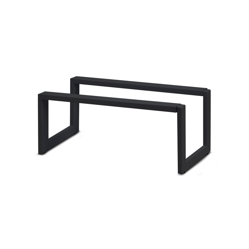 Expandable Heavy Duty Steel Shoe Rack, Matte Black