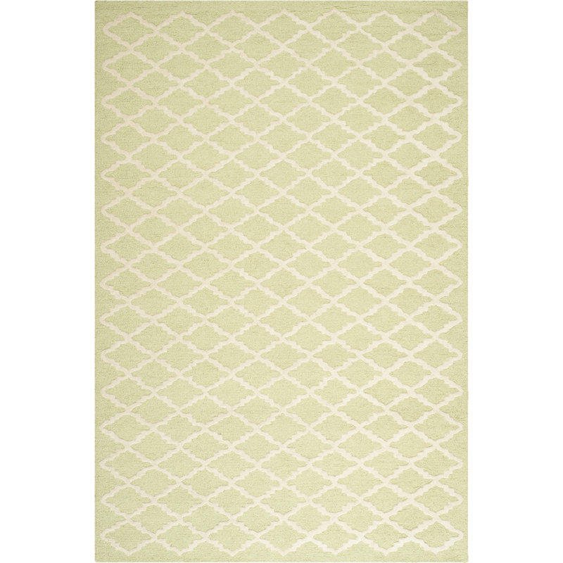 Ilion Cambridge Hand Tufted Wool Geometric Rug, Rectangle 4' x 6'