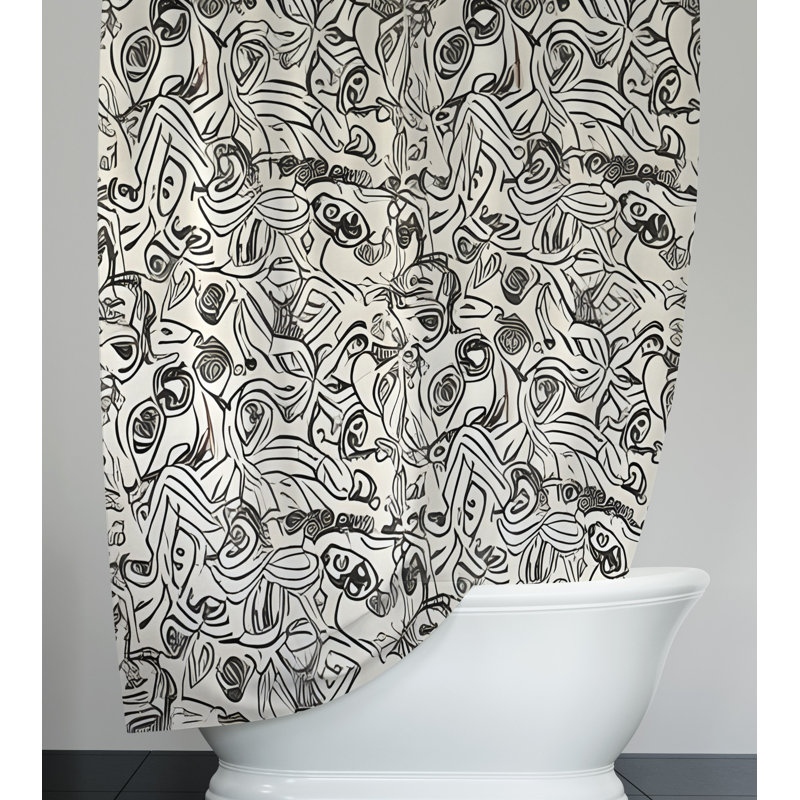 Rideau de douche Arfon, H 93 po x l 70 po