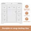 Base de meuble-lavabo blanc 36 po - Fabrication et rangement en bois