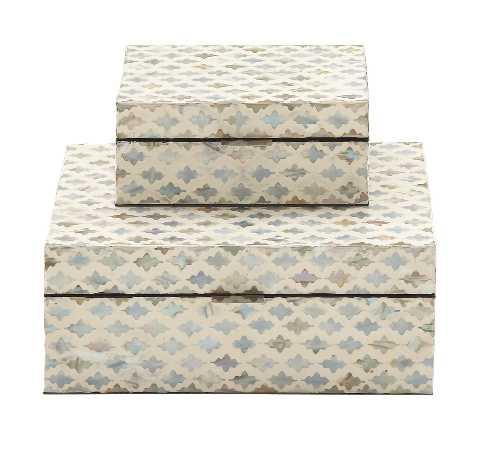 Juliette Mother of Pearl Box Set, White