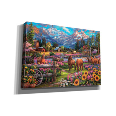 'Free To Roam' by Chuck Pinson Canvas Wall Art