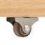 Lit escamotable double avec table de chevet avec rangement et porte tambour coulissante, chêne naturel-104080910-113002372