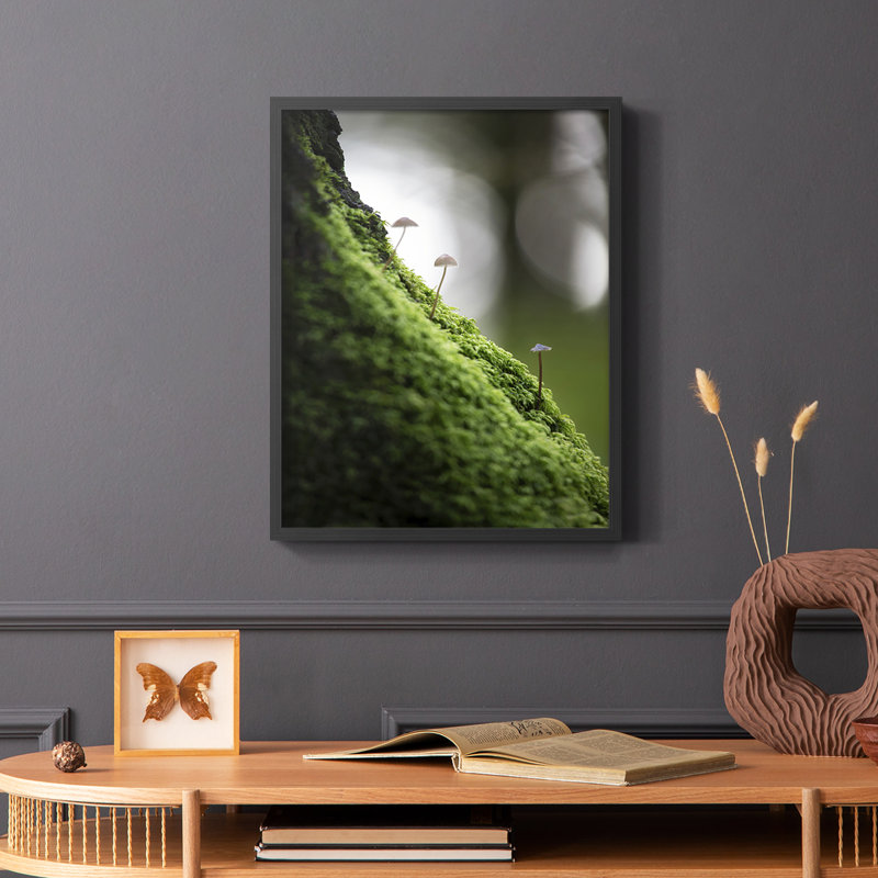 Espoir de Hope, reproduction encadrée - bois massif, Noir, H 14 po x l 11 po