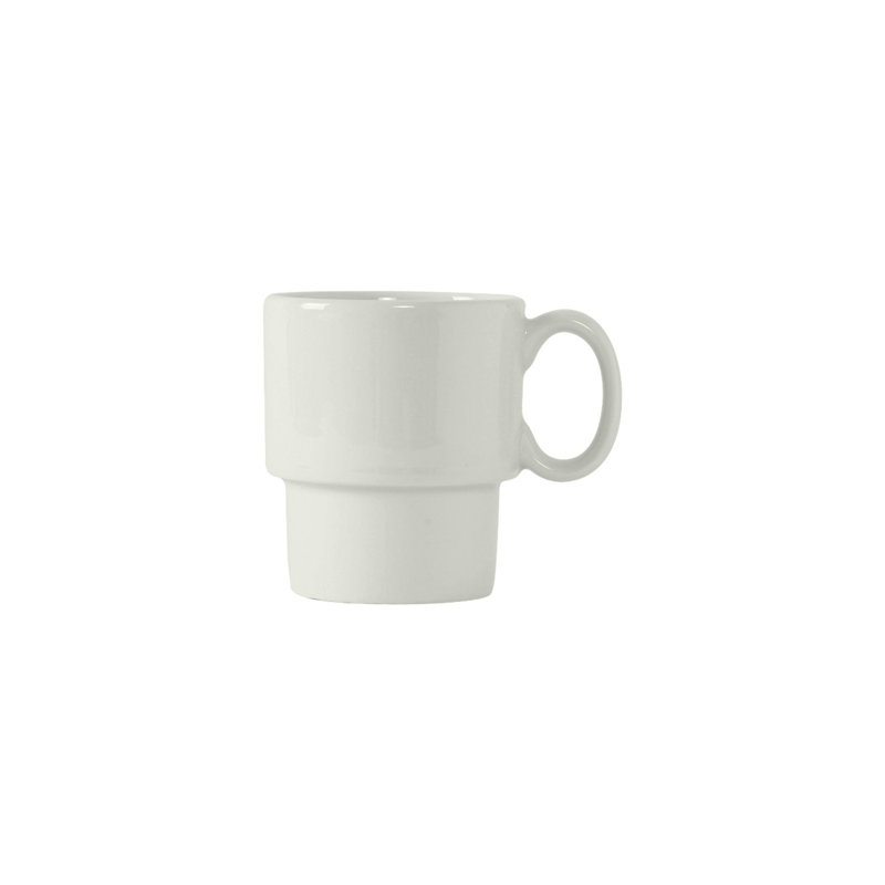 Tasse à café empilable Duratux, Blanc porcelaine