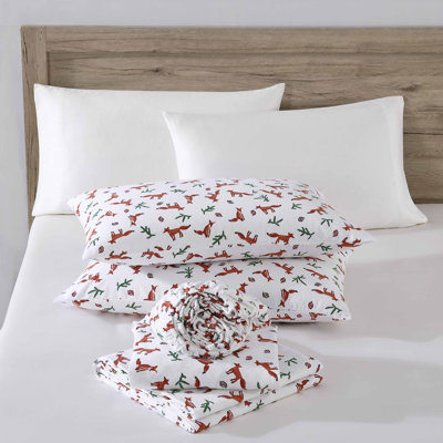 100% Cotton 200 Thread Count Flannel Sheet Set