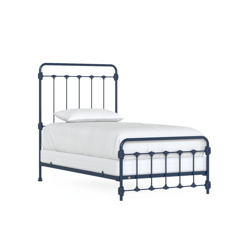 Bed, Twin, Navy Blue