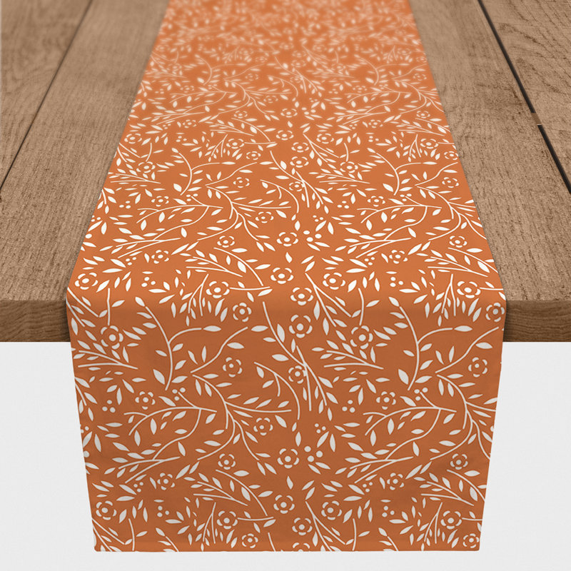 Chemin de table Danazia, P 16 po x L 90 po, Orange