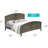 Chene Low Profile Bed-895042043-895042041