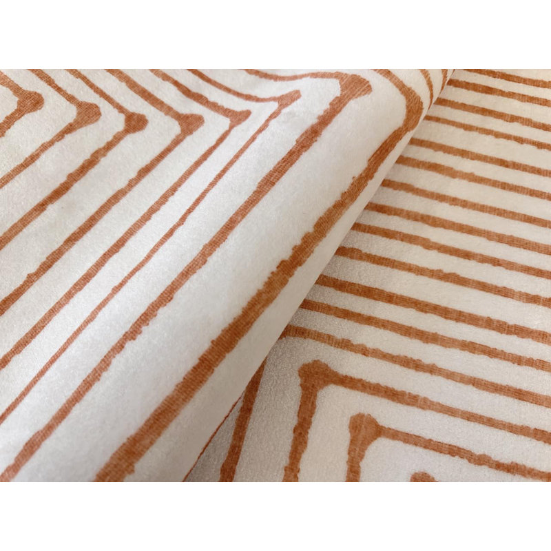 Claros - Indoor, Machine Washable Area Rug - 3'x5' Orange Beige Home Carpet, Rectangle 3' x 5'