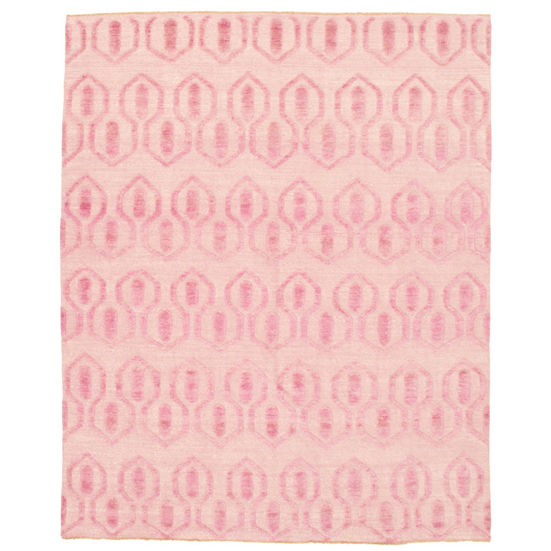Tapis violet foncé Finest Peshawar Ziegler 8 pi 1 po x 9 pi 11 po