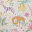 Housse de couette simple en coton avec bordure florale et thèmes de la jungle sauvage