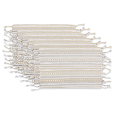 Cotton Striped Rectangle Placemat