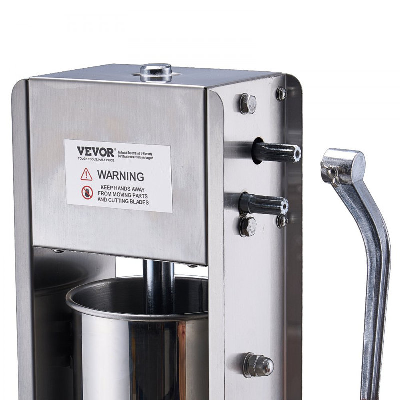 Manual Sausage Stuffer 7 L Vertical Sausage Machine 304 Stainless Steel