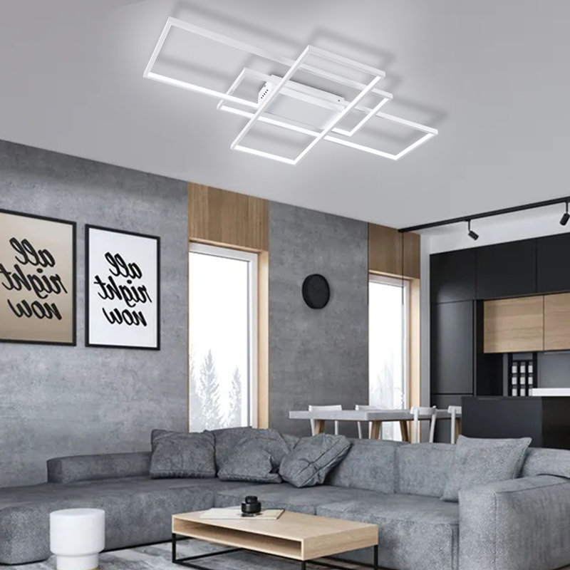 Aluminum LED Semi Flush Mount