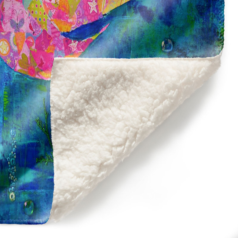 Couverture baleine wilma the , 51 po x 60 po