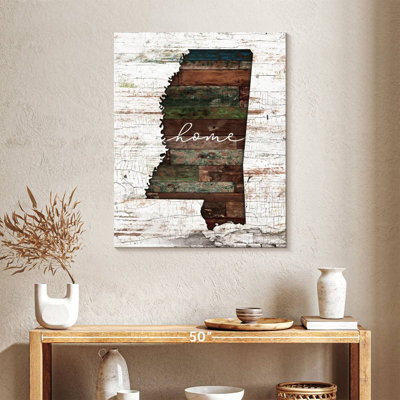 " Mississippi Home Map " by Jorge S