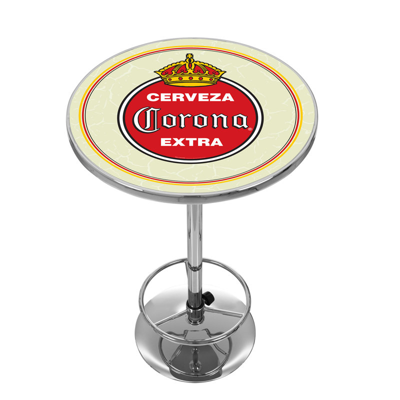 Round with Steel Base Dining Table