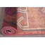 Tapis rétro, tapis de cuisine, tapis de couloir 3 x 10,6 pi, tapis Anatolian, tapis tissé à plat rose, tapis turc