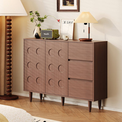 Modern minimalist style storage side cabinet