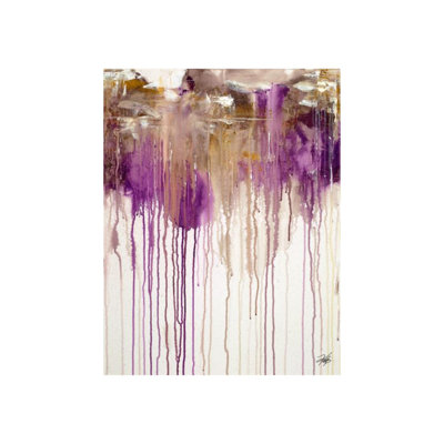 Lavender Dusk Painting by Kelli Ellis