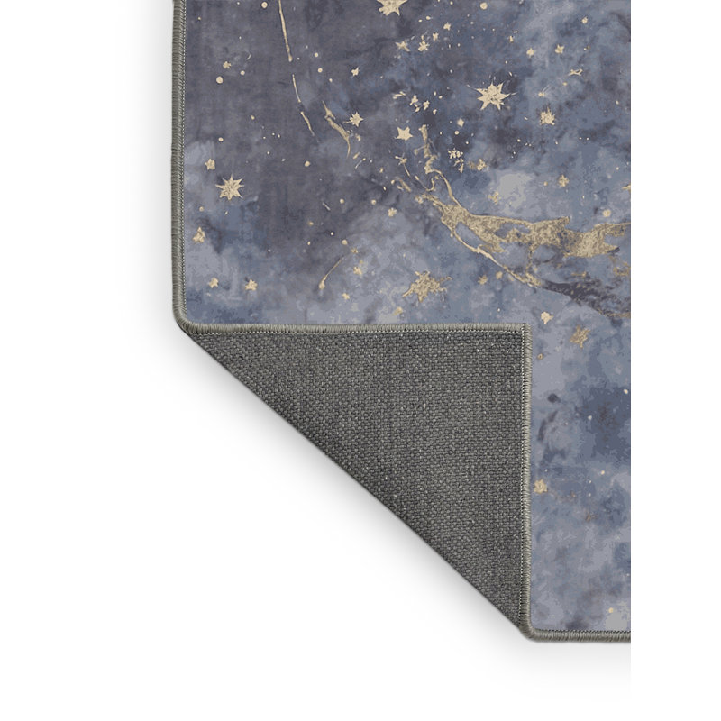 Tapis gris soyeux et moelleux, Rectangle 2 pi x 3 pi