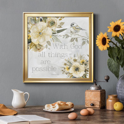 «Sunny Scriptures II», reproduction d'art sur toile encadrée