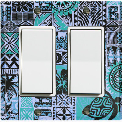 Nature Themed 2 - Gang Rocker Standard Wall Plate