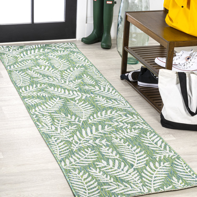 Kelita Nevis Palm Frond Cream/Green Indoor/Outdoor Rug