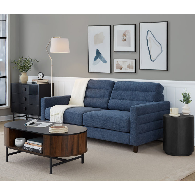 Willow Upholstered Sofa, Blue