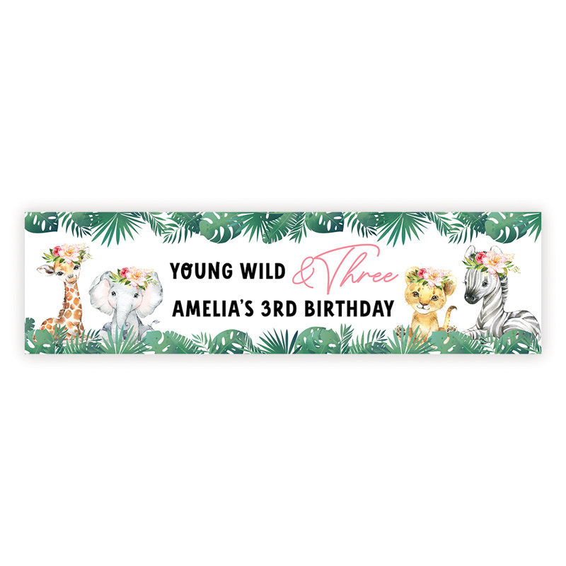 Bannière d'anniversaire en papier, Oui