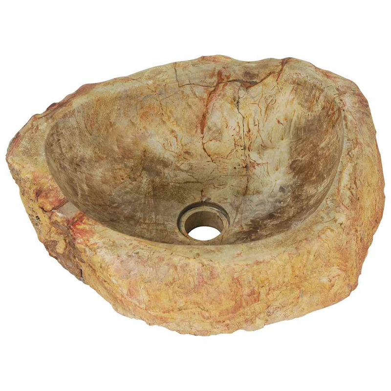 Alpen Home Odis 45mm L x 35mm W Cream Stone Oval Sink
