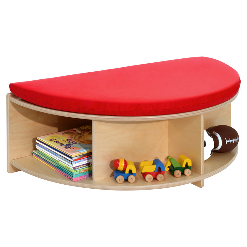 Banc en demi-lune Read-A-Round, Brun