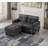 57" Wide Modular Sofa Loveseat with Ottoman-1216301229