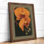 Orange Orchid Study Botanical - Print-1291646345-1291646338