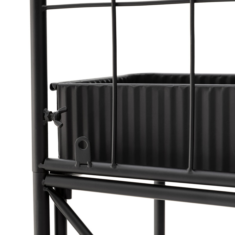 Support pour plante Audriana, Noir