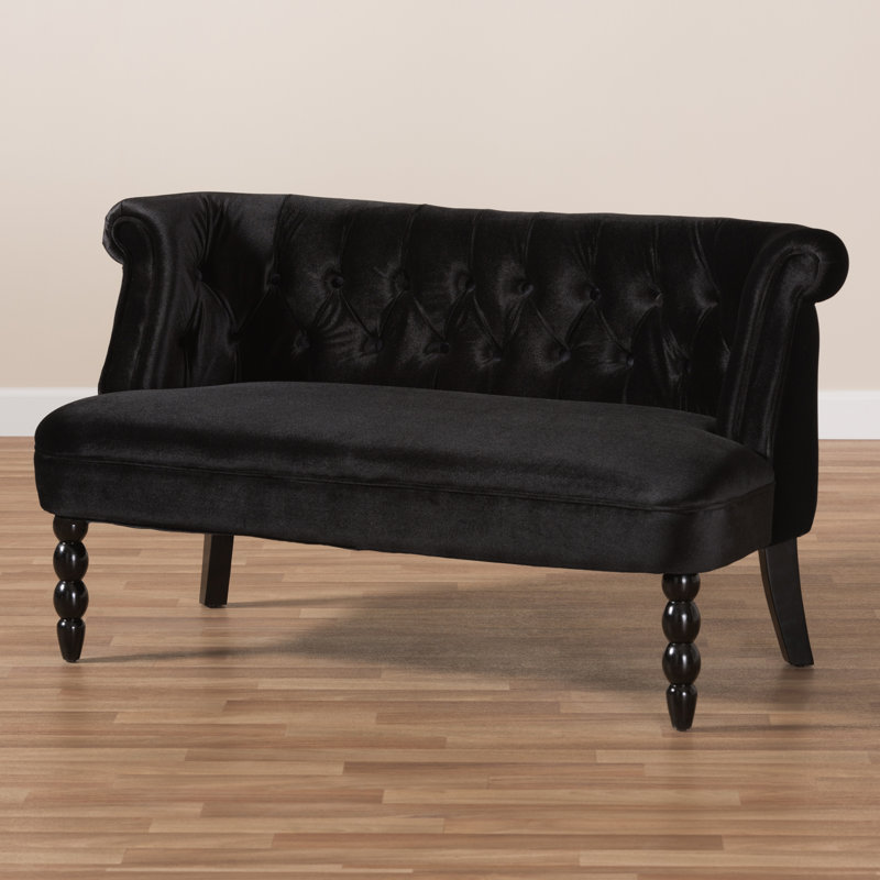 2 Seater Velvet Loveseat