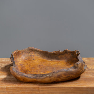 Habini Eroded Teak Bowl 18"