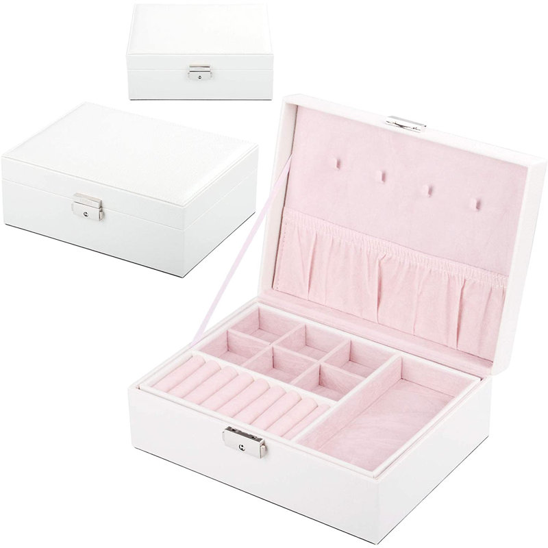 Boîte à bijoux de voyage, Blanc