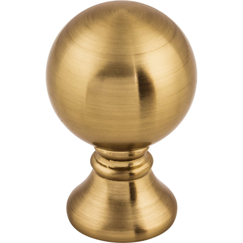 Kara 1" Diameter Round Knob, Honey Bronze
