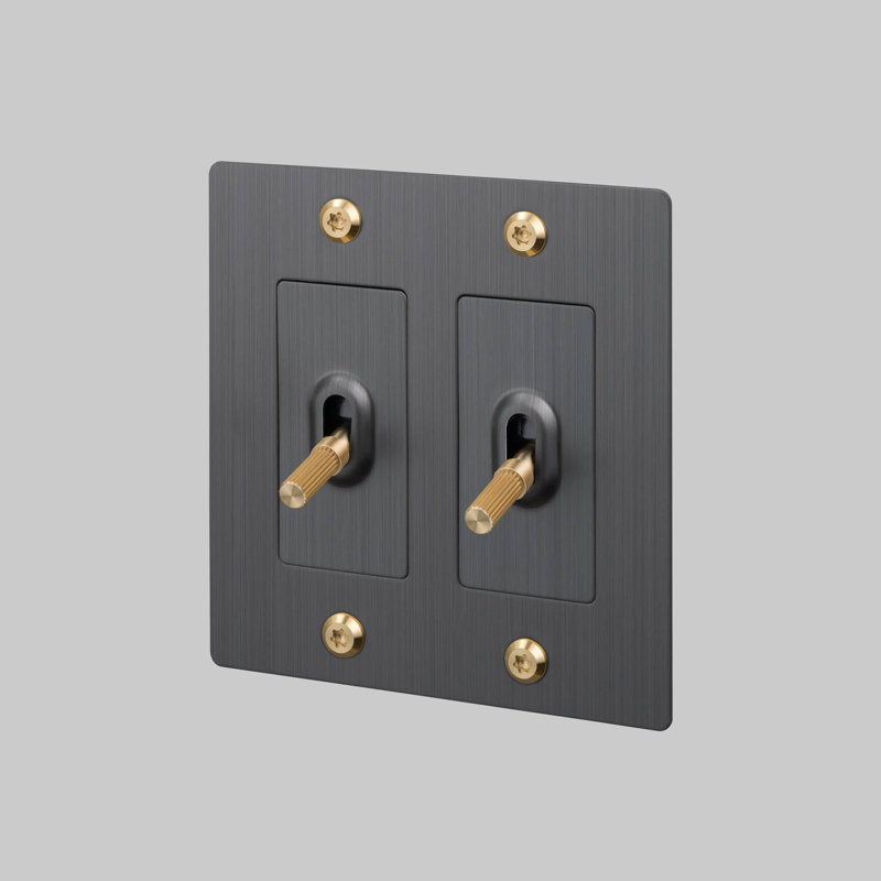 2G Plate / Non-Logo, Smoked Bronze