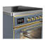 Cuisinière à induction ILVE Majestic III Series 30 po avec 4 éléments à induction (porte en verre)-124828609-124828614