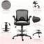 Chaise de dessinateur ergonomique à hauteur élevée avec repose-pieds réglable et accoudoirs rabattables pour les studios et les espaces de travail professionnels