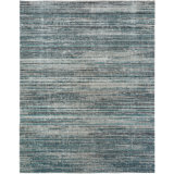 Bump Area Rug in Blue/Light Gray