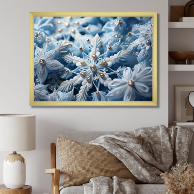 Flocons de neige scintillants I - impression